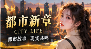 城市的平行片刻主题视觉